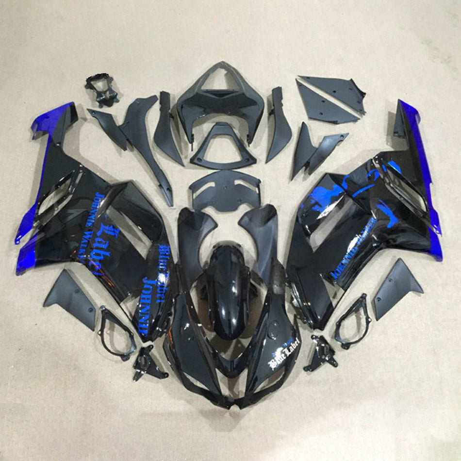 インジェクションフェアリングキット ボディワーク プラスチック ABS カワサキ ZX6R 636 2007-2008 に適合