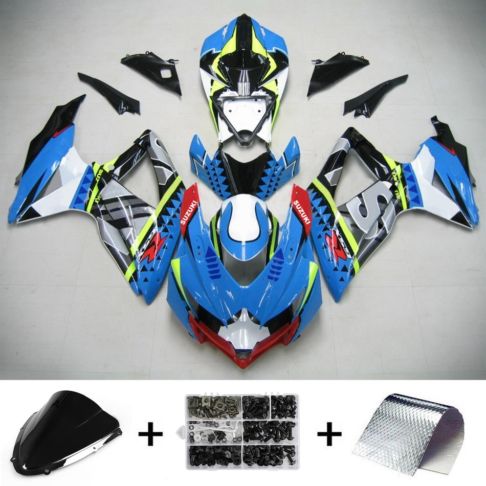 2008-2010 スズキ GSXR 600/750 K8 Amotopart インジェクションフェアリングキット ボディワーク プラスチック ABS #107