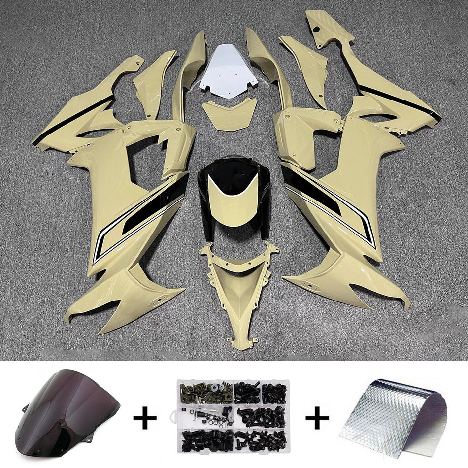 インジェクションフェアリングキット ボディワーク プラスチック ABS カワサキ ZX10R 2008-2010 に適合
