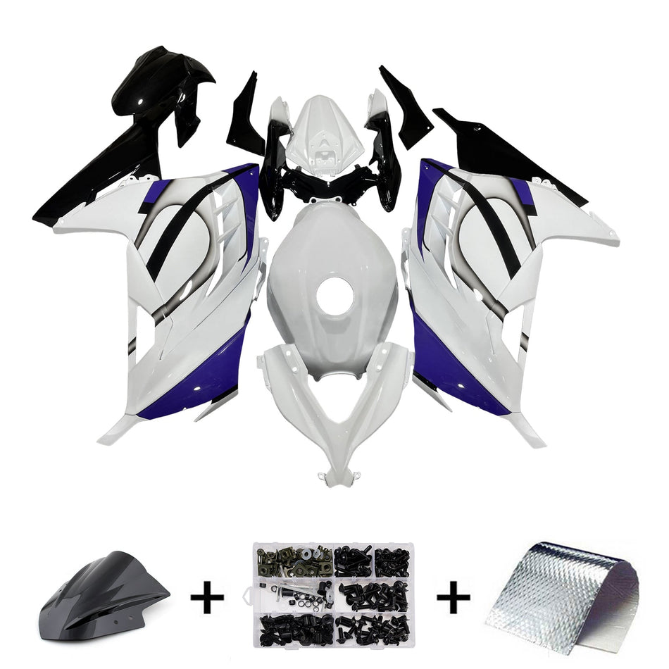インジェクションフェアリングキット ボディワーク プラスチック ABS カワサキ EX300 Ninja300 2013-2024 に適合