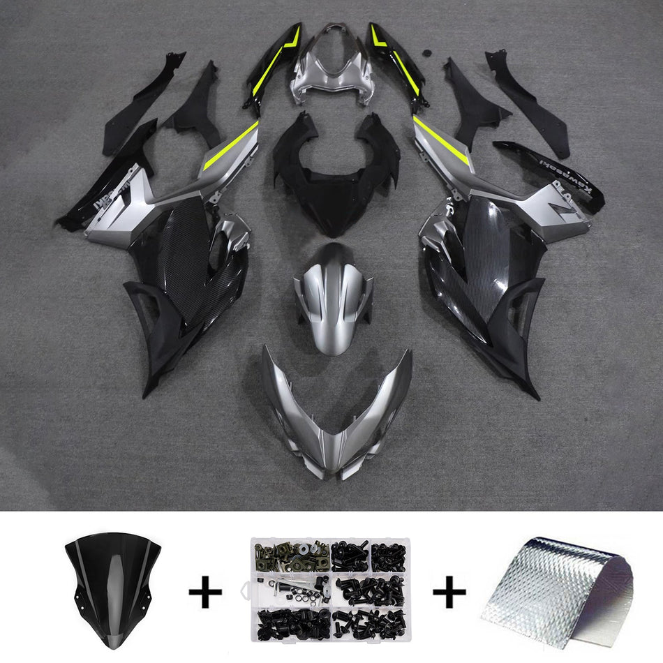 インジェクションフェアリングキット ボディワーク プラスチック ABS カワサキ EX400 Ninja400 2018-2024 に適合