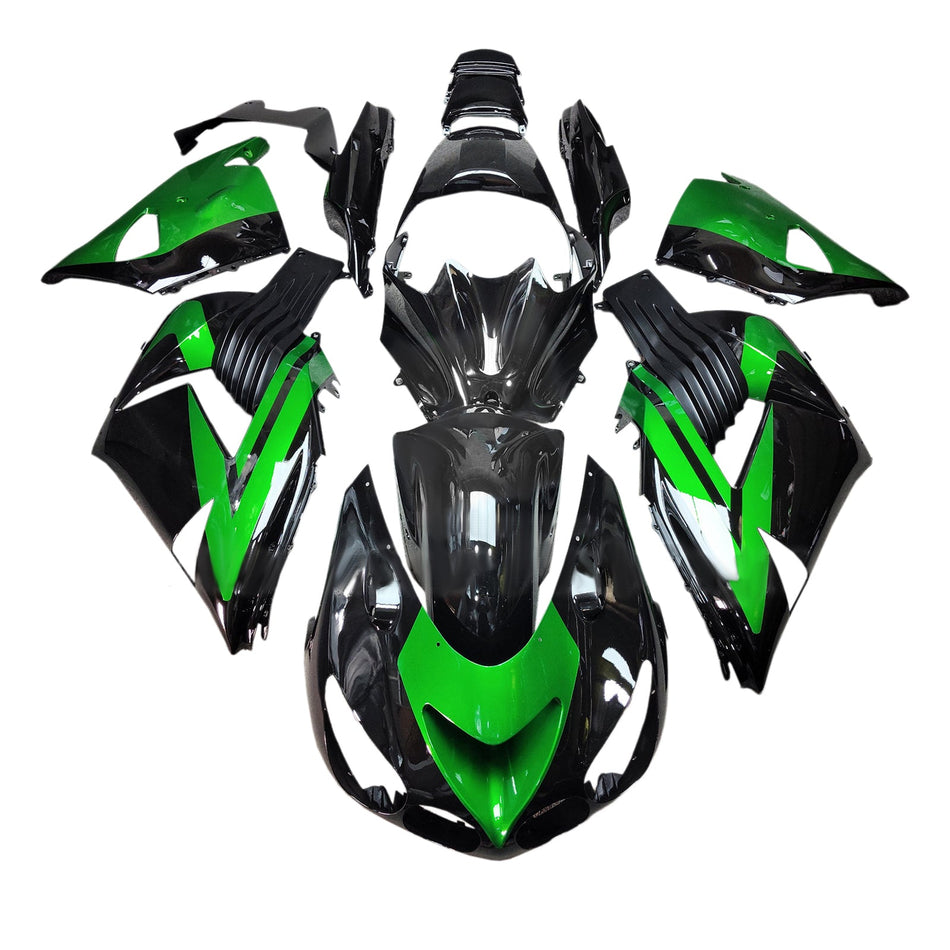 インジェクションフェアリングキット ボディワーク Kawasaki ZX14R ZZR1400 2006-2011 に適合