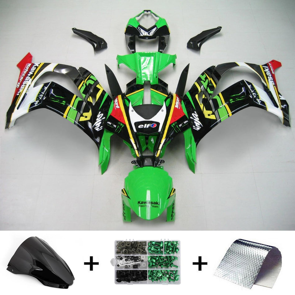 2021-2024 カワサキ ZX-10R ZX10R アモトパーツ インジェクションフェアリングキット ボディワーク ABS #101