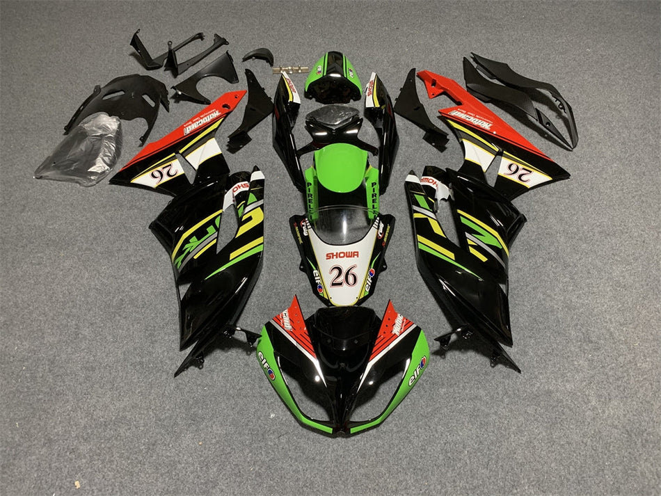 2009-2012 カワサキ ZX6R 636 フェアリングキット ボディワーク プラスチック ABS