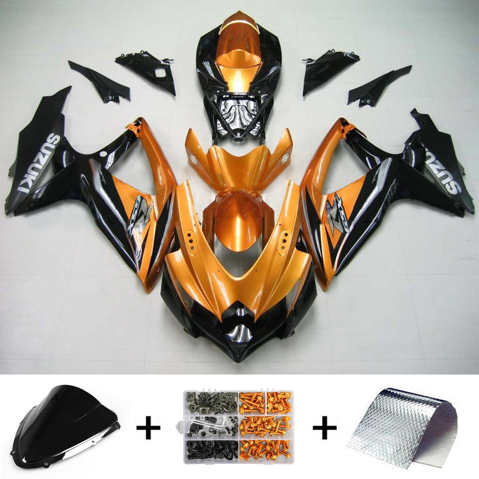 2008-2010 スズキ GSXR 600/750 K8 Amotopart インジェクションフェアリングキット ボディワーク プラスチック ABS #155