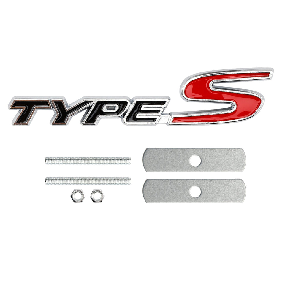 ホンダ用フロントグリルTYPE-Sエンブレムデカールバッジ