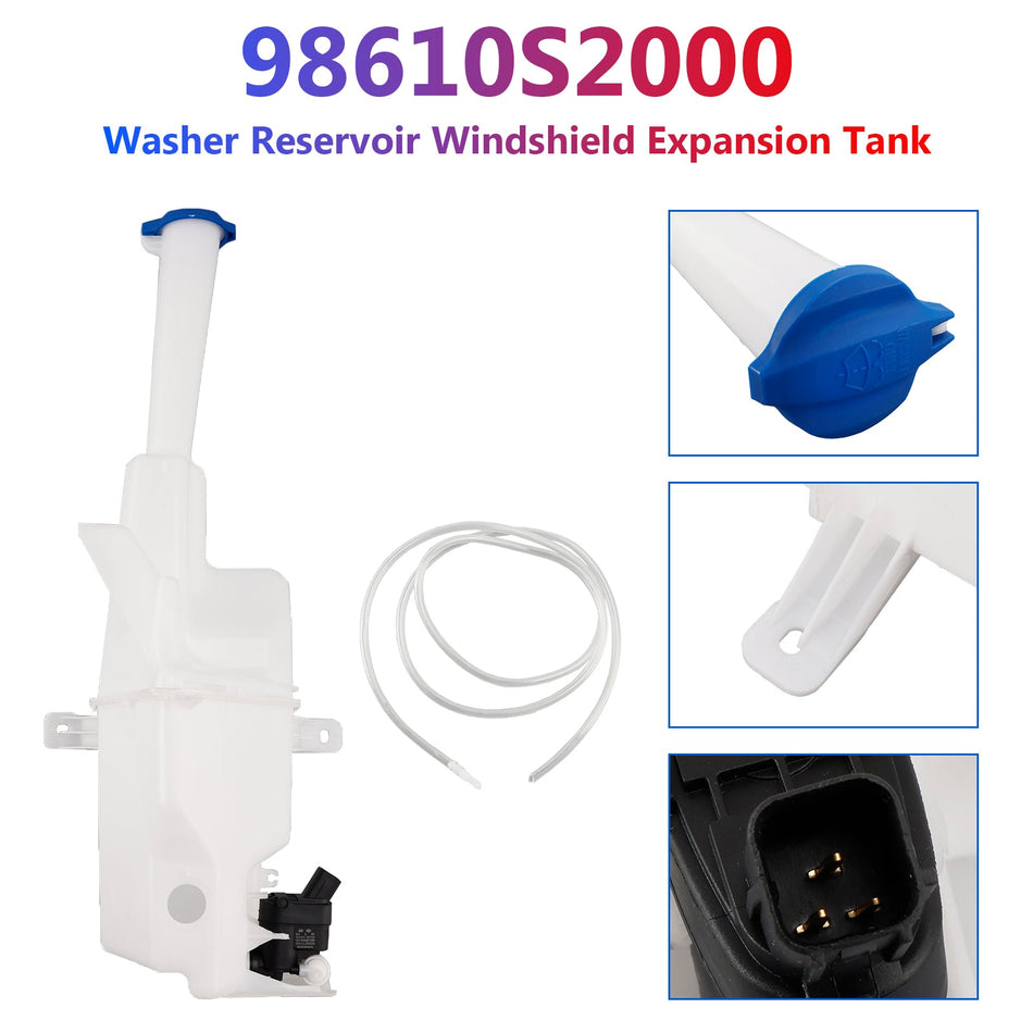 2019-2020年式 ヒュンダイ サンタフェ SEL用 ウォッシャーリザーバー フロントガラス拡張タンク 98610-S2000