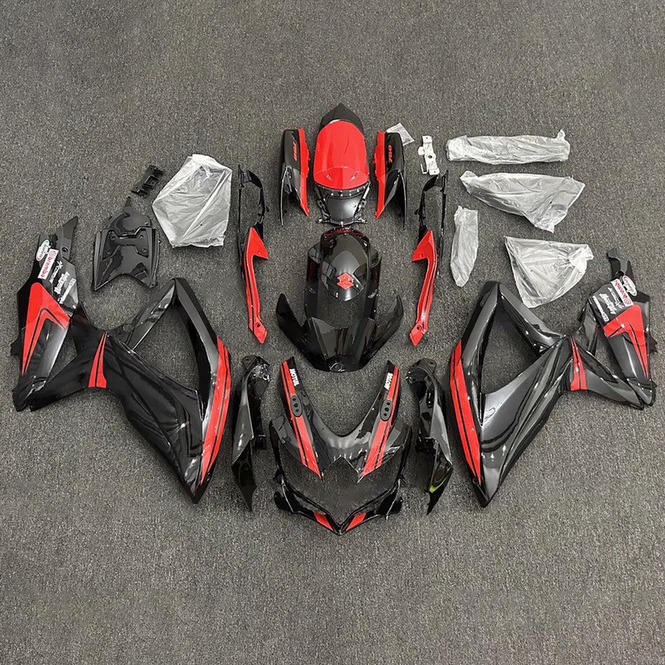 スズキ GSXR 600/750 2008-2010 K8 用 インジェクションフェアリングキット ボディワーク プラスチック ABS