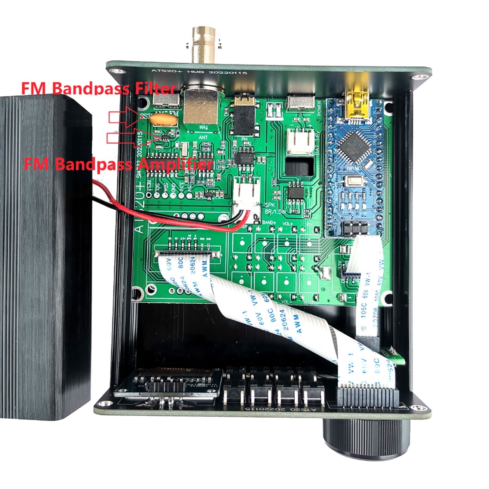 新しい ATS-20+ Si4732 全バンド DSP ラジオ受信機 FM LW MW SW 2.4