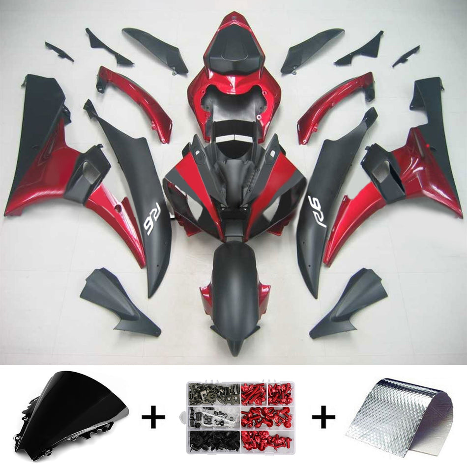 2006-2007 ヤマハ YZF 600 R6 Amotopart インジェクションフェアリングキット ボディワーク プラスチック ABS #120