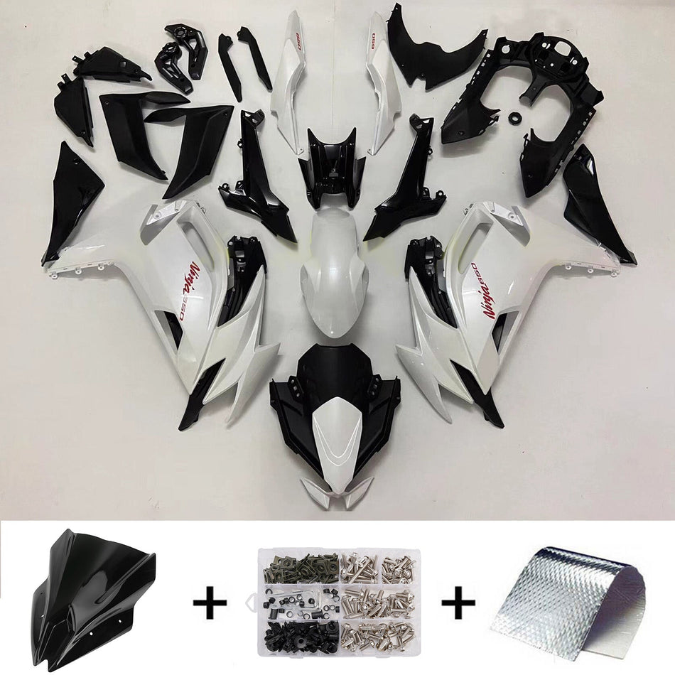インジェクションフェアリングキット ボディワーク プラスチック ABS カワサキ ER-6F Ninja650R 2017-2019 に適合