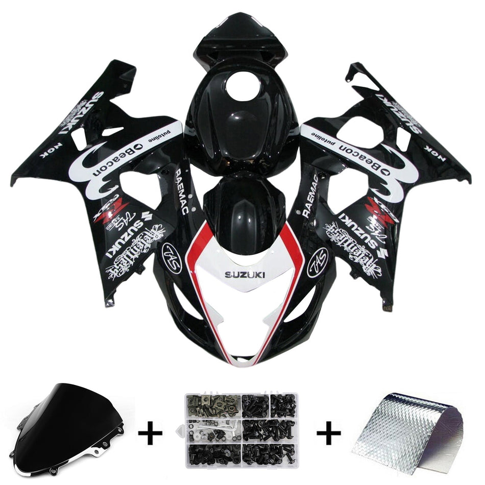 2004-2005 スズキ GSXR 600/750 K4 インジェクションフェアリングキット ボディワーク プラスチック ABS