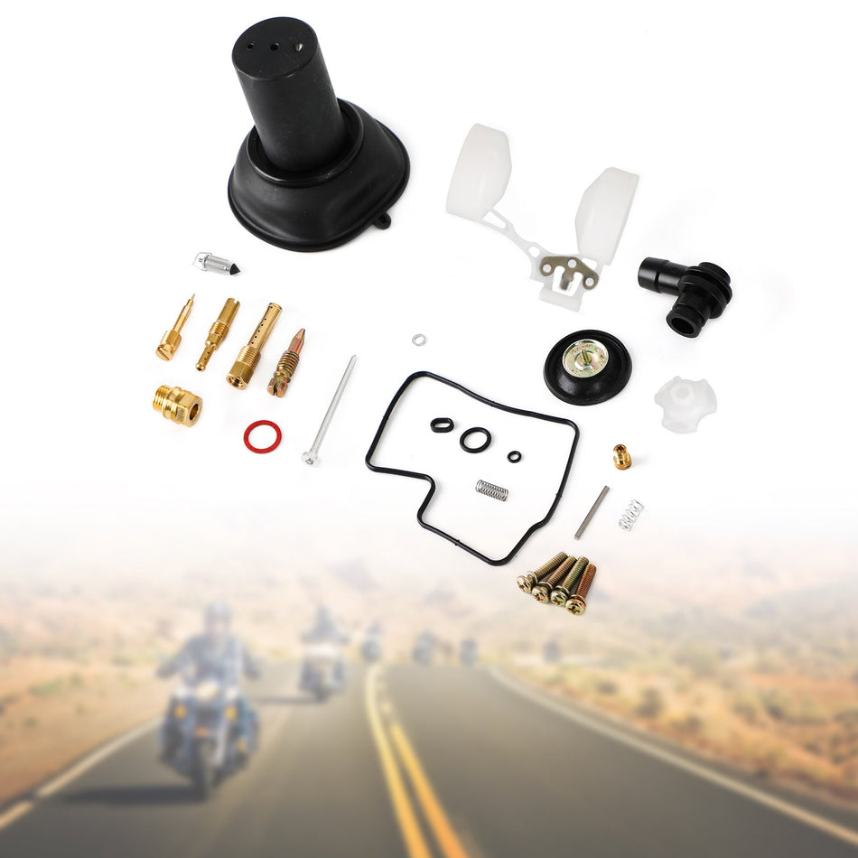 キャブレター キャブレター リビルド キット プランジャーとフロート付き ホンダ VLX400 スティード 400 汎用