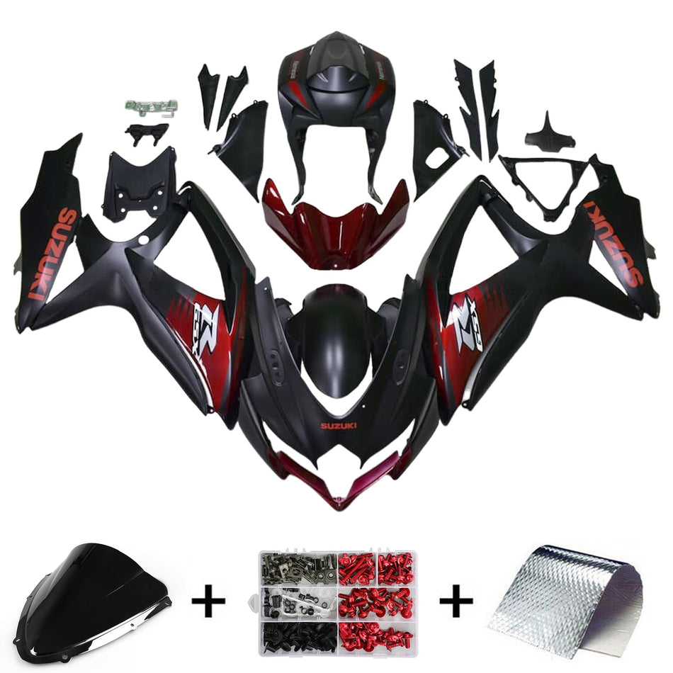2008-2010 スズキ GSXR 600/750 K8 インジェクションフェアリングキット ボディワーク プラスチック ABS