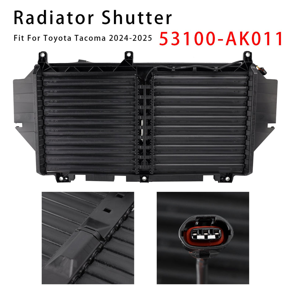 2024-2025 トヨタ タコマ ラジエーターシャッター（モーター付き）2.4L 53100-AK011