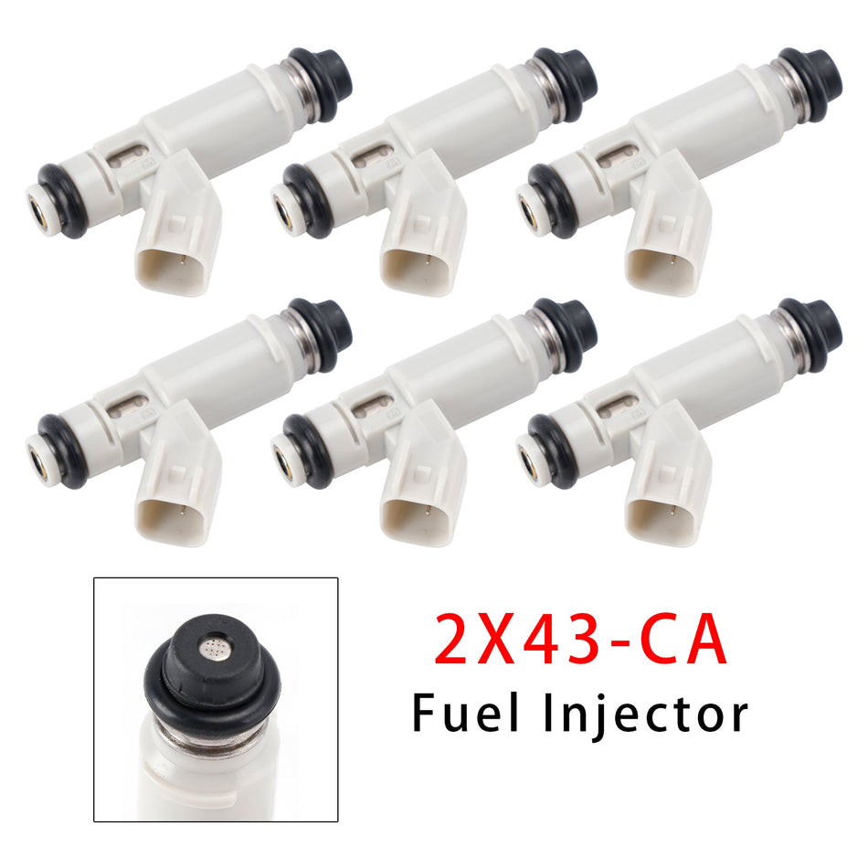 2001-2009 ジャガー フォード Xタイプ 2.1L V6 6PCS 燃料インジェクター 2X43-CA 2X43CA