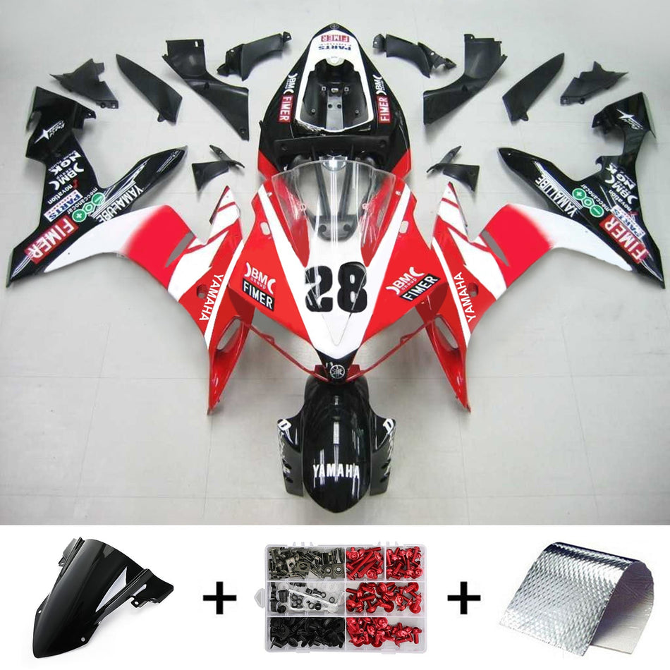 2004-2006 ヤマハ YZF 1000 R1 Amotopart インジェクションフェアリングキット ボディワーク プラスチック ABS #118
