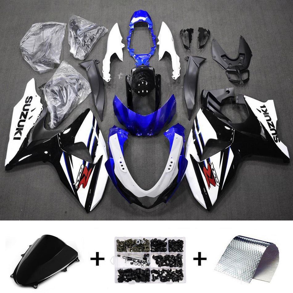 スズキ GSXR1000 2009-2016 K9用 インジェクションフェアリングキット ボディワーク プラスチック ABS