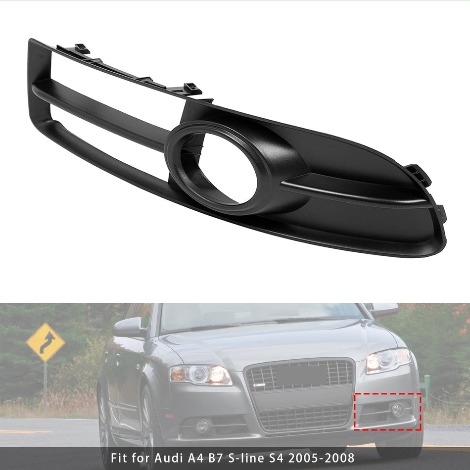 2005-2008 アウディ A4 B7 S-Line S4 フロント左サイドバンパーグリル フォグライトグリル