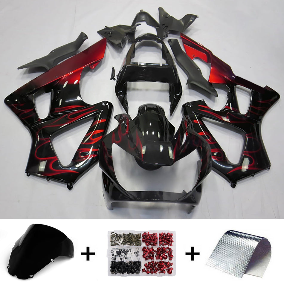 ホンダ CBR929RR 2000-2001 用射出成形フェアリングキット ボディワーク プラスチック ABS