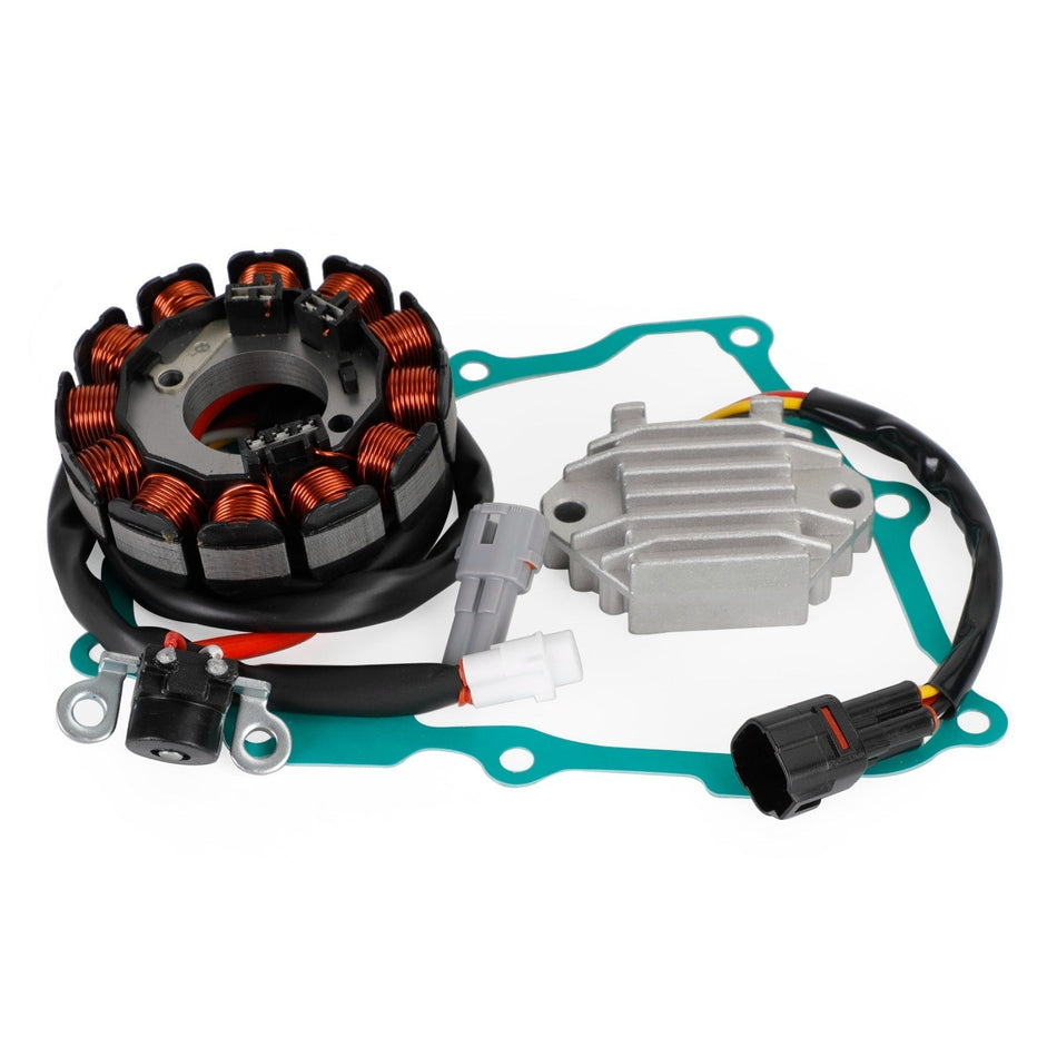 マグネトステーター + 電圧整流器 + ガスケット ヤマハ ATV YFZ450 2004-2008 Fedex Express Generic