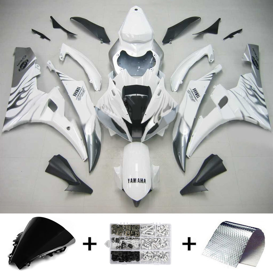 2006-2007 ヤマハ YZF 600 R6 Amotopart インジェクションフェアリングキット ボディワーク プラスチック ABS #114