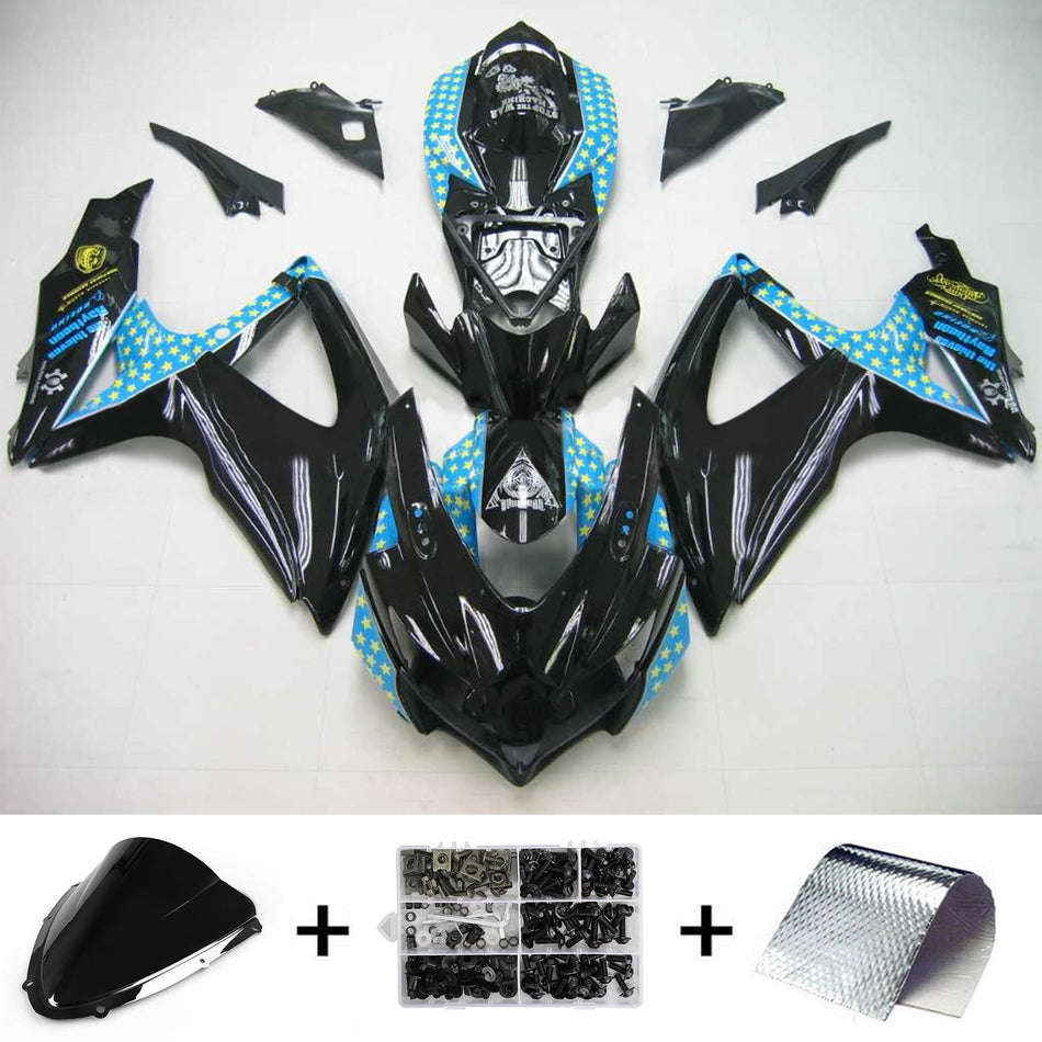 2008-2010 スズキ GSXR 600/750 K8 Amotopart インジェクションフェアリングキット ボディワーク プラスチック ABS #120