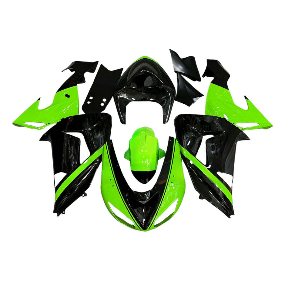 インジェクションフェアリングキット ボディワーク プラスチック ABS カワサキ ZX10R 2006-2007 に適合