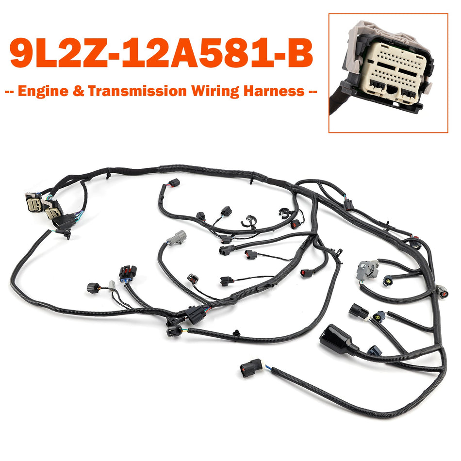 2010年式フォード エクスプローラー、エクスプローラー スポーツトラック V6 4.0L エンジン＆トランスミッション配線ハーネス 9L2Z-12A581-B
