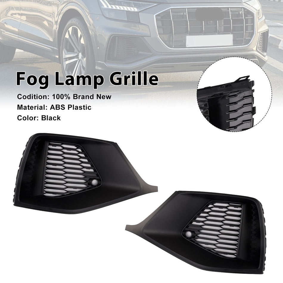 2018-2023 アウディ Q8 S-Line SQ8 フロントバンパーグリルトリム 2個 4M8807682A