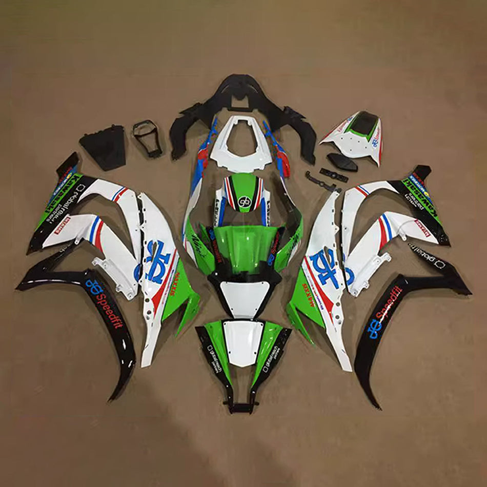 インジェクションフェアリングキット ボディワーク プラスチック ABS カワサキ ZX10R 2011-2015 に適合