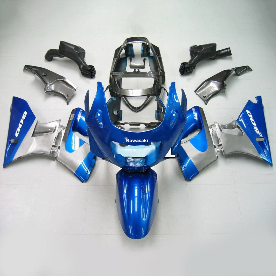 1993-2007 カワサキ ZZR400 1998-2003 ZZR600 Amotopart インジェクションフェアリングキット ボディワーク プラスチック ABS #101