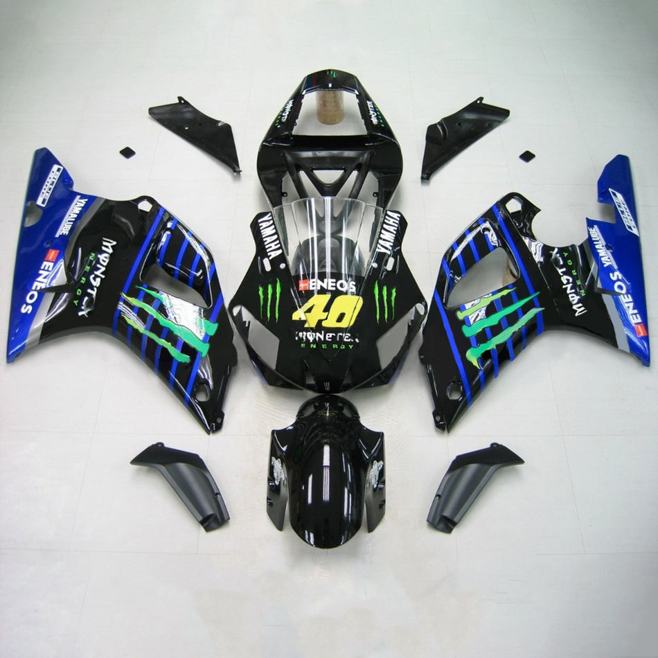 2000-2001 ヤマハ YZF 1000 R1 インジェクションフェアリングキット ボディワーク プラスチック ABS #101