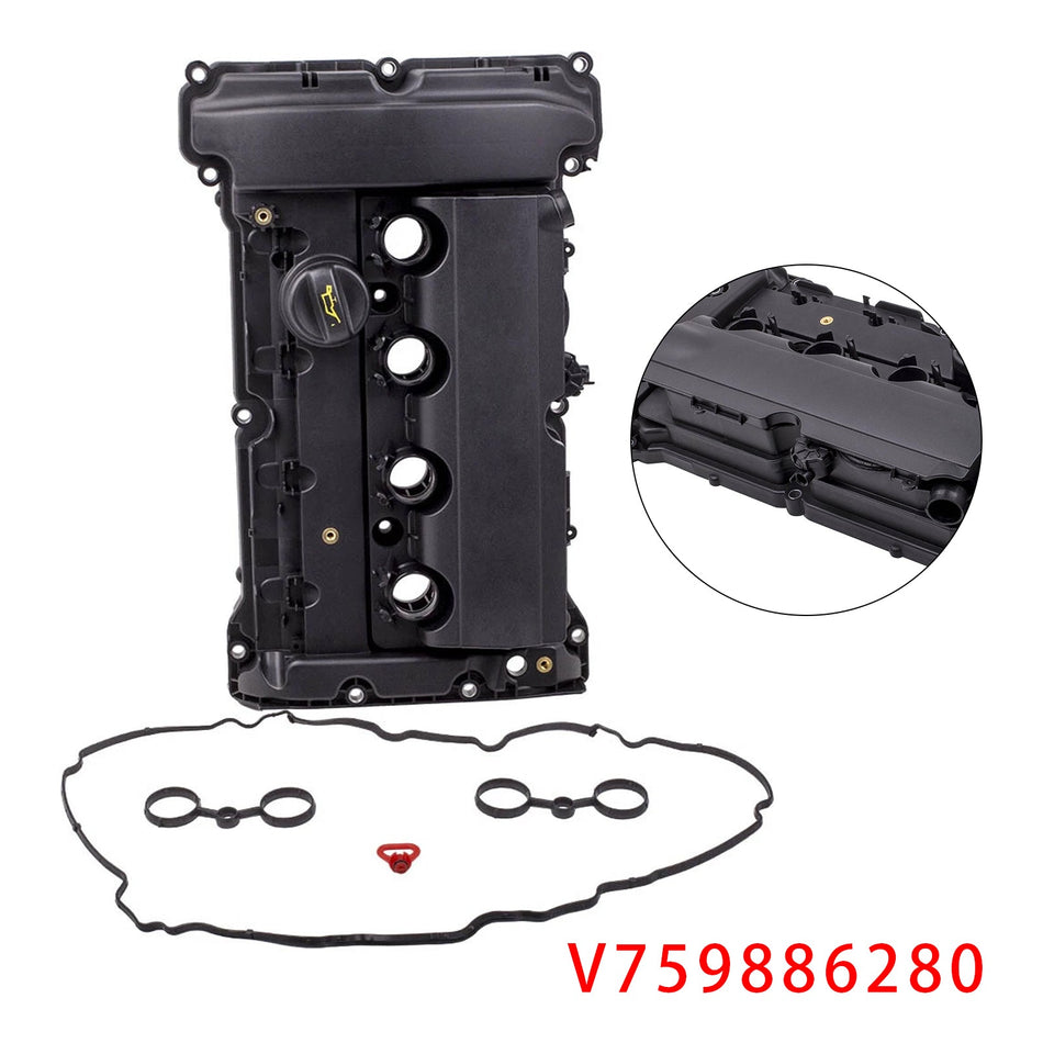 シリンダーバルブロッカーカバー+ガスケット V759886280 シトロエン C4 1.6 2008+用