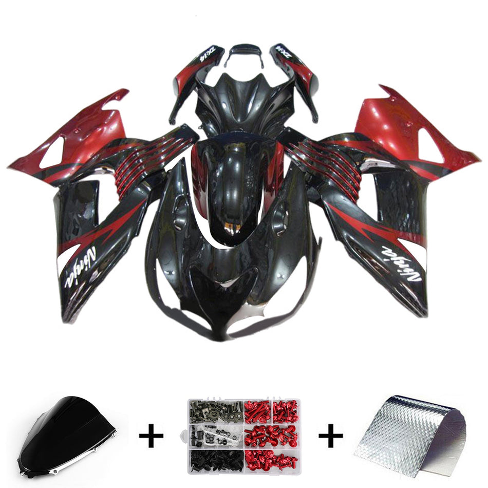 2006-2011 カワサキ ZX14R ZZR1400 インジェクションフェアリングキット ボディワーク