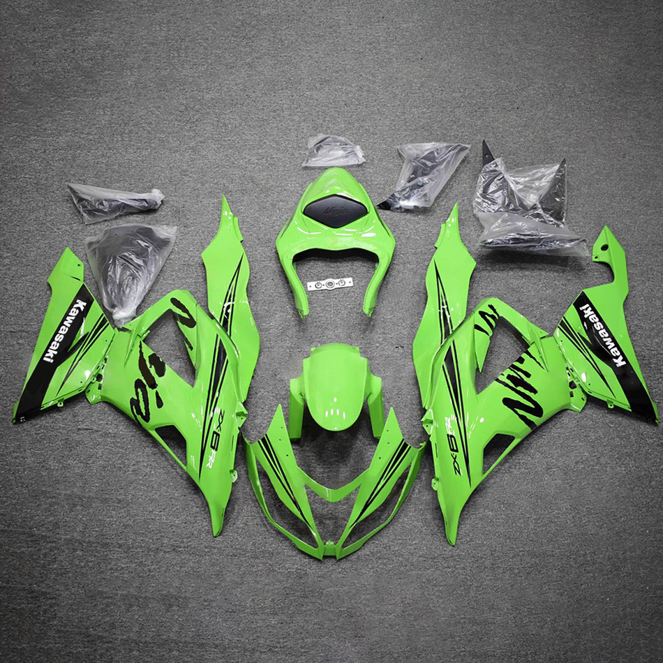 インジェクションフェアリングキット ボディワーク プラスチック ABS カワサキ ZX6R 636 2013-2018 に適合