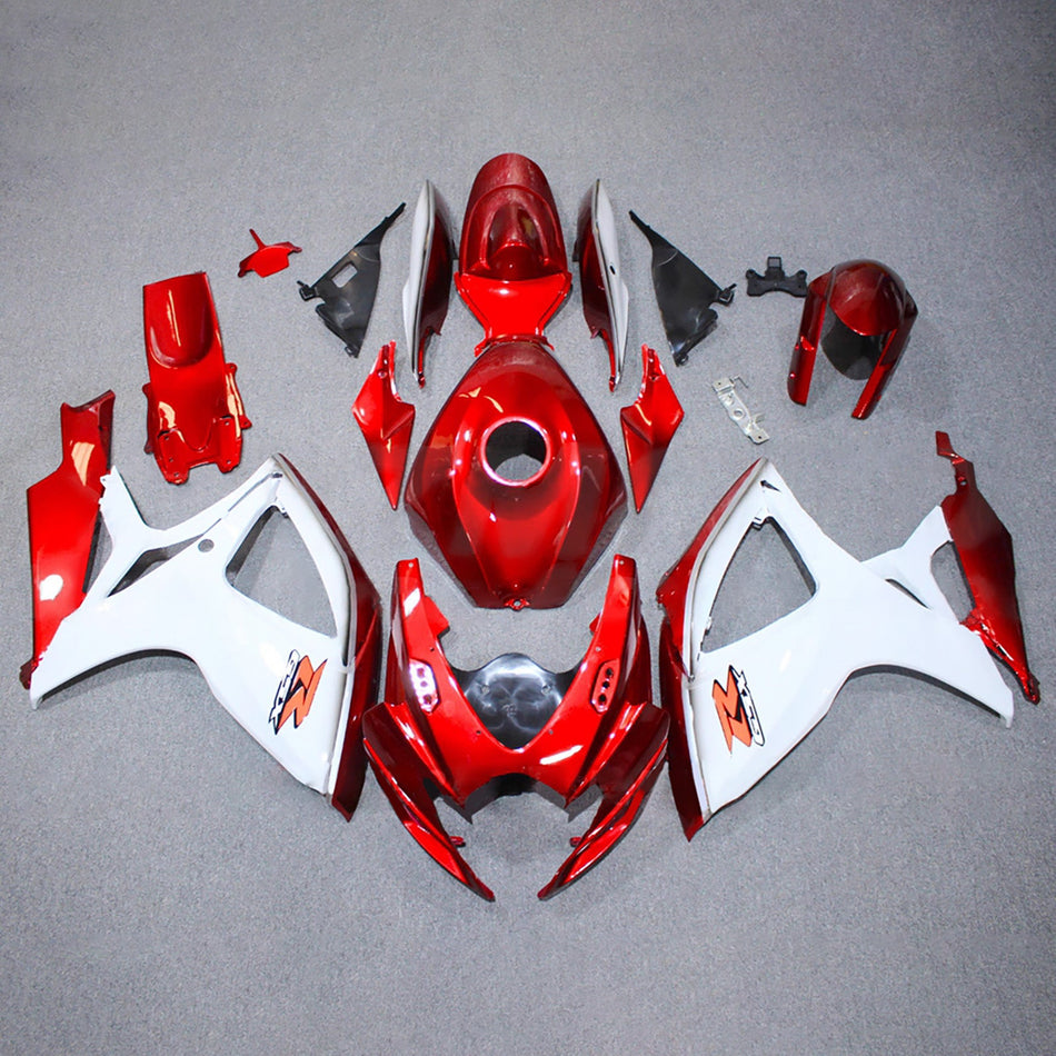 スズキ GSXR 600/750 2006-2007 K6 用 インジェクションフェアリングキット ボディワーク プラスチック ABS
