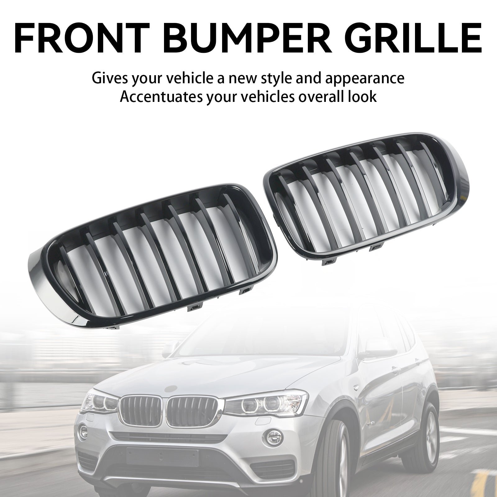 BMW X4 フロントグリル　ブラック BMW 純正 G01 X3 G02 X4 LCI 後期 M40i ブラック キドニー