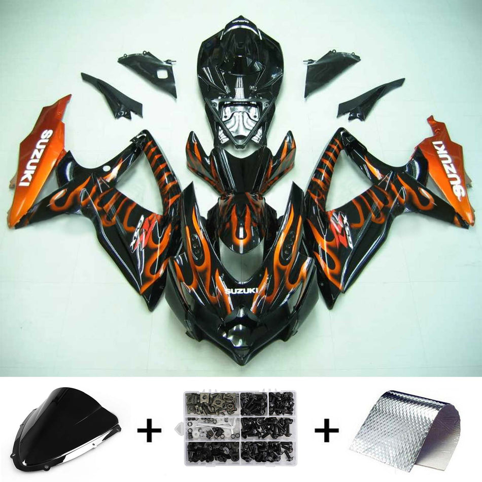 2008-2010 スズキ GSXR 600/750 K8 Amotopart インジェクションフェアリングキット ボディワーク プラスチック ABS #144