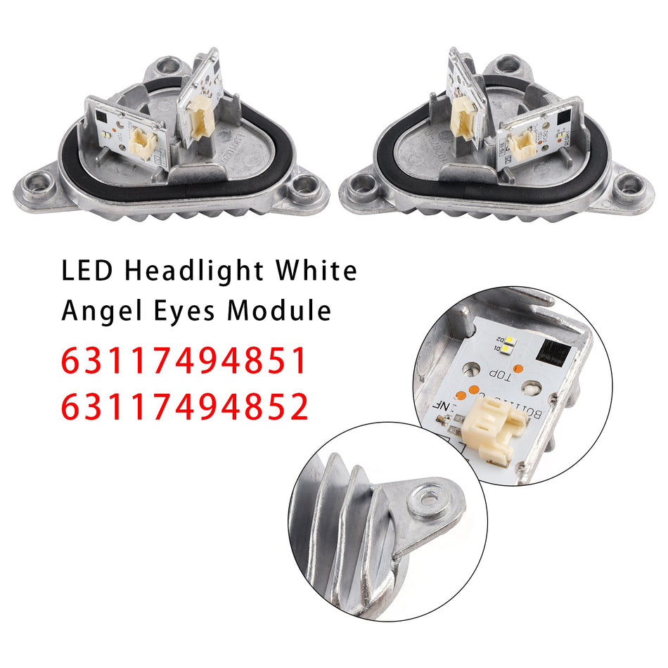 BMW M2 2シリーズ F22 F23 F87 M240i 220i用エンジェルアイDRL LEDモジュール 2個セット ホワイト