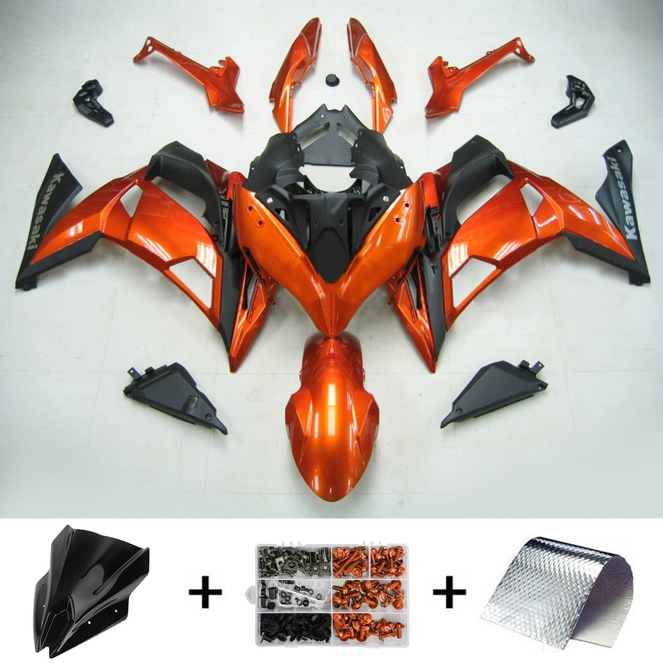 2020-2023 カワサキ ER-6F Ninja650 Amotopart インジェクションフェアリングキット ボディワーク ABS #101