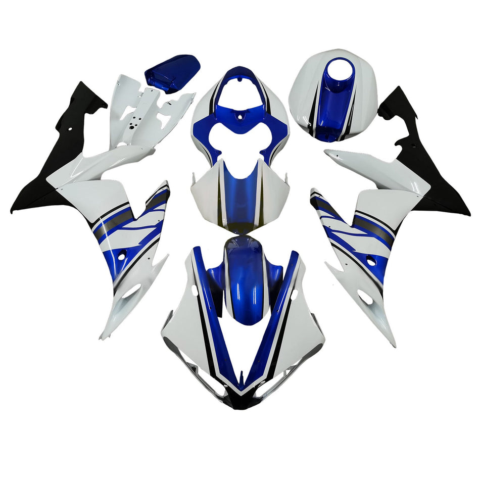 インジェクションフェアリングキット ボディワーク プラスチック ABS ヤマハ YZFR1 YZF-R1 2004-2006用