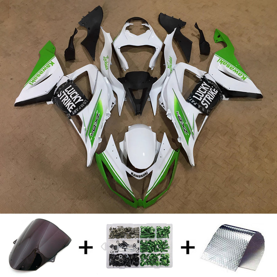 インジェクションフェアリングキット ボディワーク プラスチック ABS カワサキ ZX6R 636 2013-2018 に適合