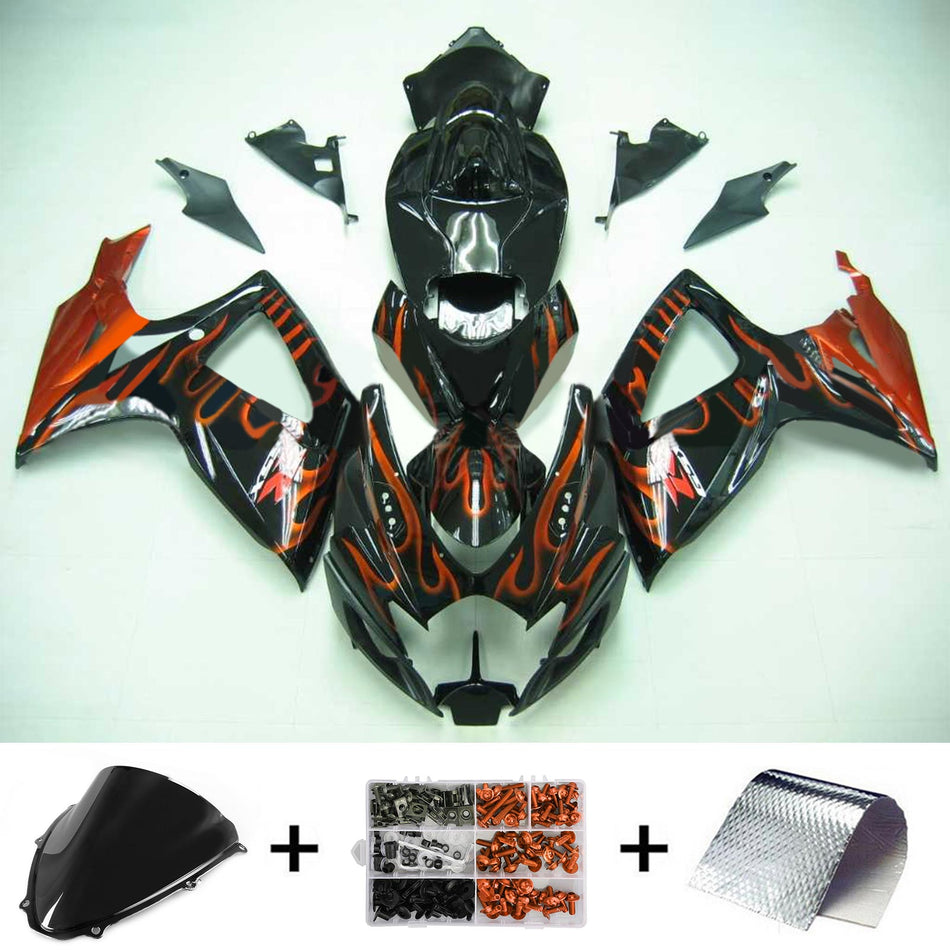 2006-2007 スズキ GSXR 600/750 K6 Amotopart インジェクションフェアリングキット ボディワーク プラスチック ABS #123