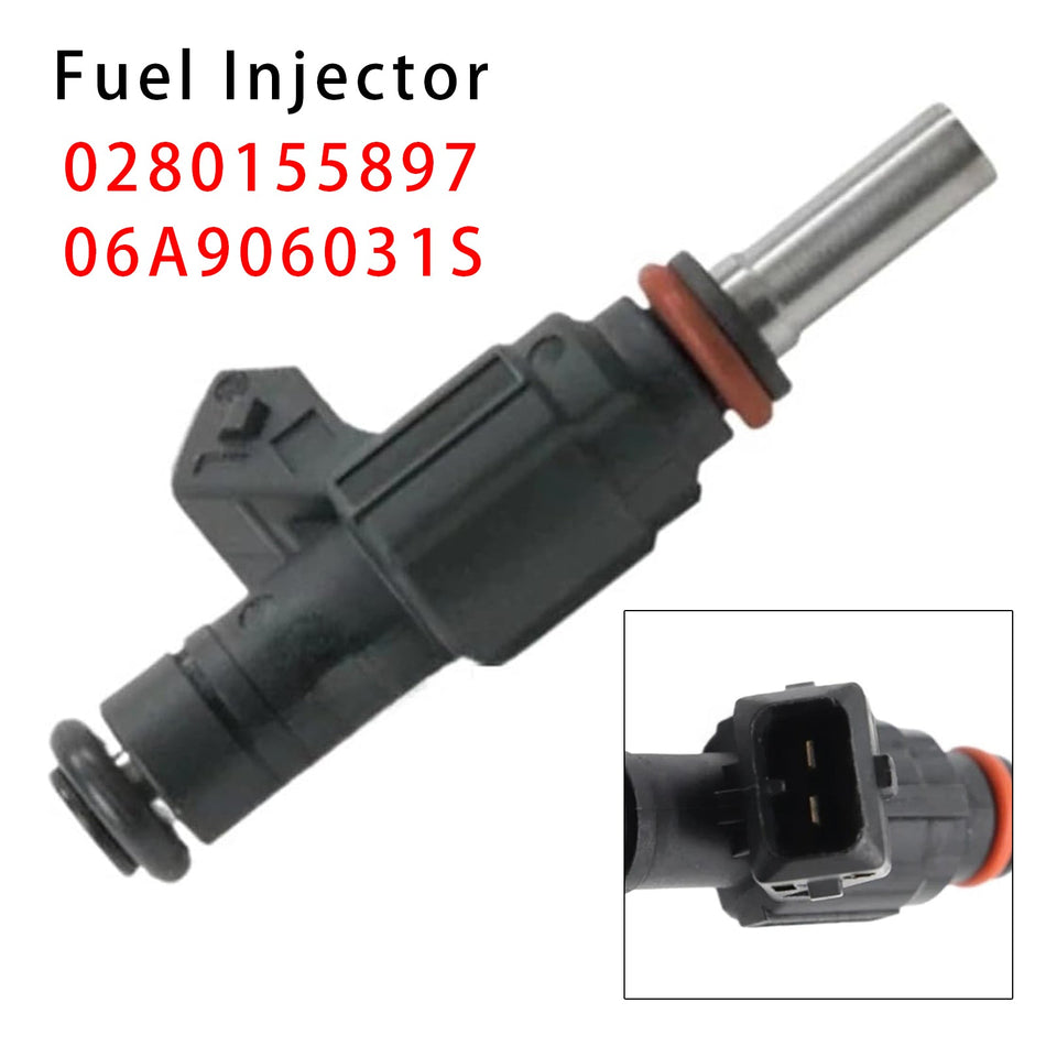 VW ゴルフ IV アウディ TT A3 シート 1.8T 0280155897 06A906031S 用燃料インジェクター 1個