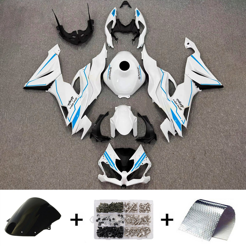 インジェクションフェアリングキット ボディワーク プラスチック ABS カワサキ ZX6R 2019-2023 に適合