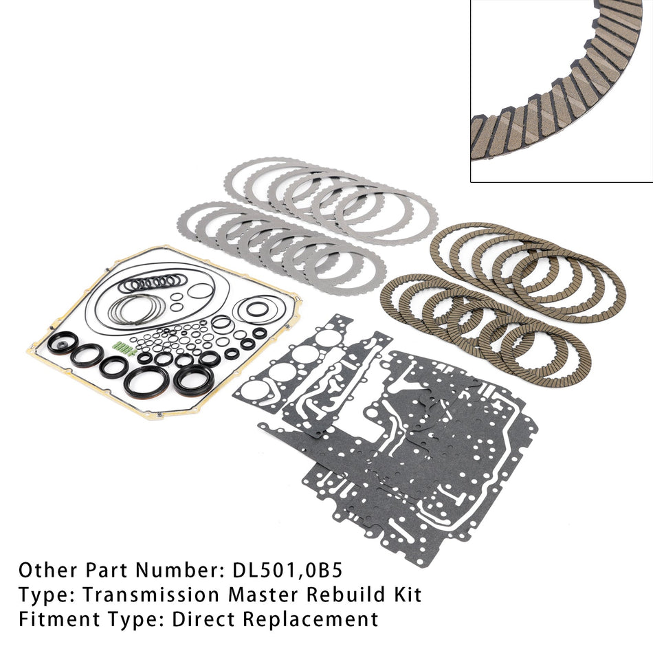 0B5 DL501 トランスミッションマスターリビルドキット Audi A4 A5 A6 A7 Q5用