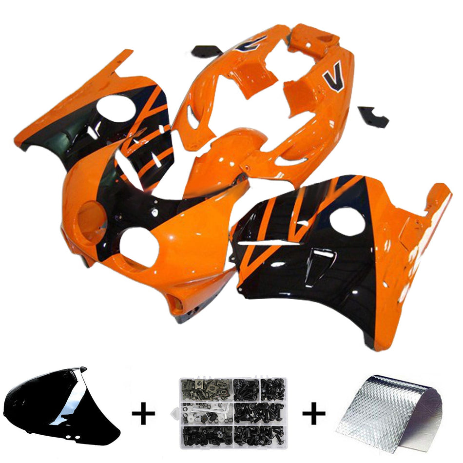 インジェクションフェアリングキット ボディワーク プラスチック ABS ホンダ CBR250RR MC22 1990-1998用