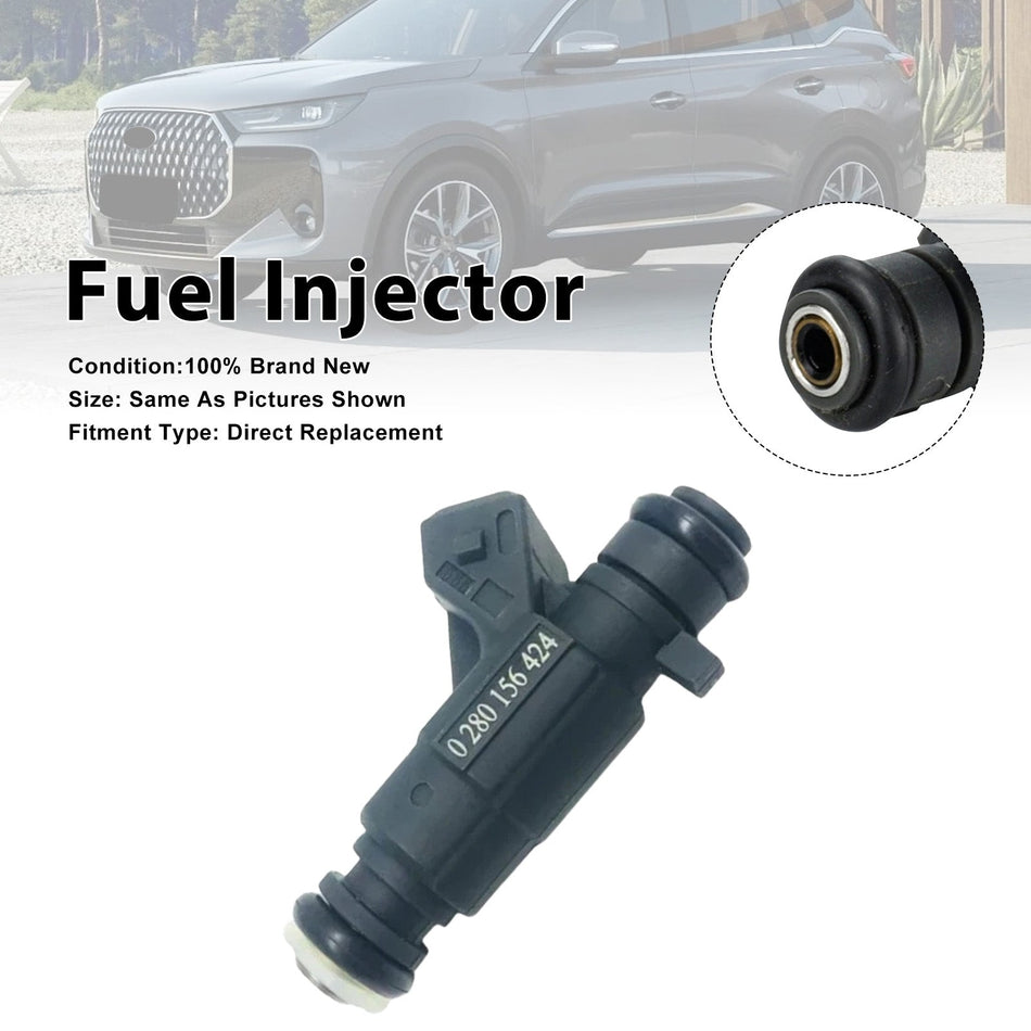 BYD 2.4L用チェリーティゴ用燃料インジェクター 1個 0280156424 0 280 156 424