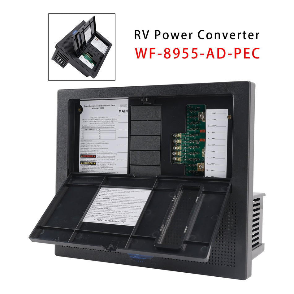 WF-8955-AD-PEC パワーセンター WF-8955-AD 8900 RVキャンピングカー用パワーコンバーター 55AMP
